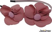 Jessidress® Diadeem Meisjes Hoofdband met haarbloemen Haarband - Roze