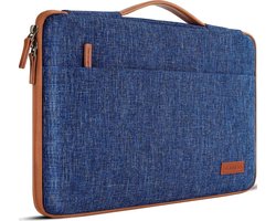 Laptoptas 15,6 inch waterdichte laptop tas sleeve case notebook hoes beschermhoes voor 15,6" Lenovo Yoga 720 IdeaPad S510 ThinkPad E575 T580/Lenovo Flex 4 5/ASUS ROG Zephyrus S GX531/HP 15, blauw