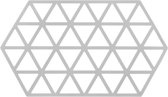 Krumble Pannenonderzetter / Pannenonderzetter hittebestendig / Pannenonderzetter siliconen / Pannenonderzetters - Hexagon Lang - Grijs