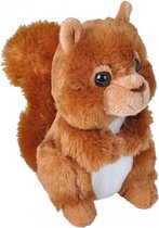 knuffel eekhoorn junior 18 cm pluche oranje