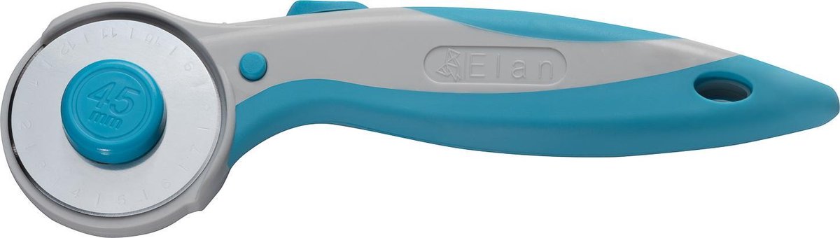 Elan Rolsnijder Blauw, 45mm Roterende Snijder, Rotary Cutter, Stof Snijder, Rolmes voor Stof, Leer, Papier, Foto's (Blauw)…
