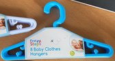 Baby kleding hangers - Set van 8 stuks - Roze