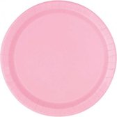 feestborden 17,7 cm roze 8 stuks