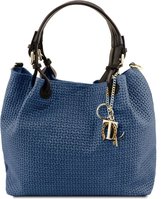 TL KeyLuck - Gewoven print leren shopper bag (TL141573)