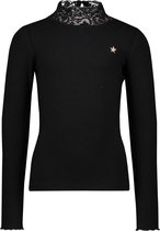 Like Flo Longsleeve meisje black maat 158