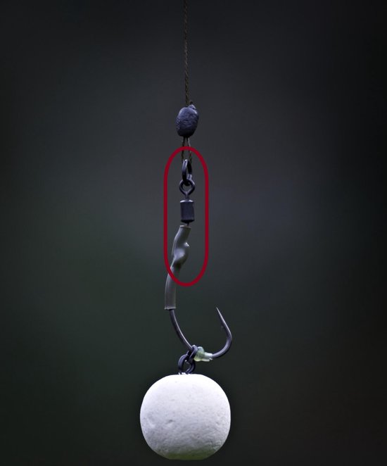 Spinner Swivel Size #11 - 10 stuks - Wartel - Karper Rigmateriaal - Ronnie/Spinner Rig Swivel - Onderlijnmateriaal van PB Products — afbeelding 2