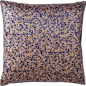 Dutch Decor ROYAL - Sierkussen met patroon 45x45 cm Insignia Blue - blauw