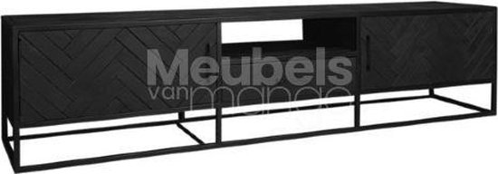 Recife Tv-meubel  zwart 180cm