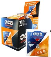 Ocb combi slim filter + orange slim booklet (20 x 50)