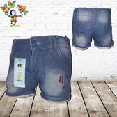 Meisjes jeans short 8 -s&C-122/128-Korte broeken