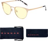 GUNNAR Gaming- en Computerbril - Apex, Gold Marble, Amber Tint - Blauw Licht Bril, Beeldschermbril, Blue Light Glasses, Leesbril, UV Filter