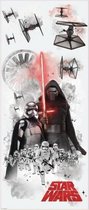 muurstickers Star Wars vinyl 3 stuks