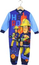Brandweerman Sam onesie - maat 128 - Fireman Sam pyjama - lichtblauw