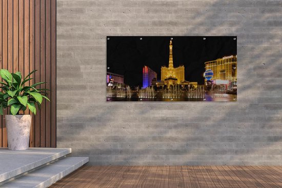 Affiche jardin - Bande lumineuse Las Vegas - 160x80 cm