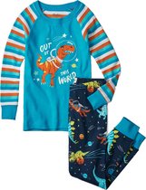 Hatley 2delige Jongens Pyjama Space Dinos Glow In The Dark