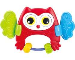 Playgo Peekaboo Uil Rammelaar Rood