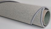 Wollen vloerkleed Cecile licht grijs 160 rond