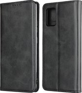 Bookcase Samsung Galaxy A51 | Hoogwaardig PU Leren Hoesje | Luxe Uitstraling | Telefoonhoesje | Portemonnee | Zwart