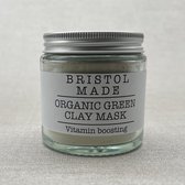 Bristolmade - Organische Groene Klei Masker - Artisanaal - Vegan - Energieboost