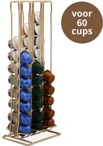Nespresso Capsulehouder voor 60 Koffiecups – Koffiecups Houder – Capsulehouder – Cuphouder – Goud - Rose Goud