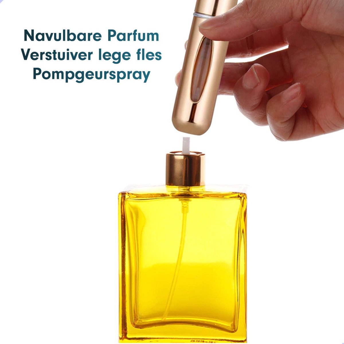 Mini Parfum Flesje | Lipstick Formaat Navulbare Parfum Verstuiver van Merkloos / Sans marque — cadeau in Verzorging - foto 7