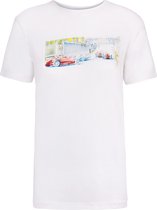 STEUR - DESIGN - t-shirt - heren - wit - 100% katoen - Grand Prix Monaco - XL