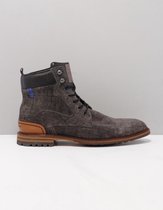 Floris van Bommel Veterboots grijs - Maat 41.5