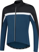 Rogelli Course - Wielershirt Lange Mouwen - Fietsshirt Heren - Zwart/Blauw/Wit - Maat S