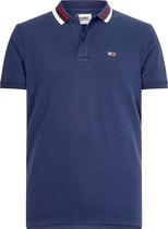Tommy Hilfiger Classic Tipped Stretch Polo  Poloshirt - Mannen - donker blauw