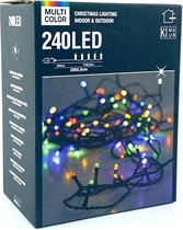 WDMT™ multicolor kerst verlichting | 240 LED lampjes / Kerstverlichting voor binnen en buiten | 18 + 3 meter snoer | Multicolor