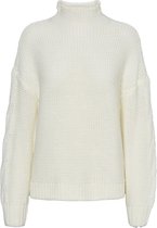 Noisy may Trui Nmjen L/s Cable Knit 27017400 Sugar Swizzle Dames Maat - XS