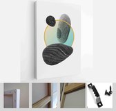 Set of 3 creative minimalist illustrations for wall decoration, postcard or brochure cover design - Modern Art Canvas - Vertical - 1900305889 - 80*60 Vertical