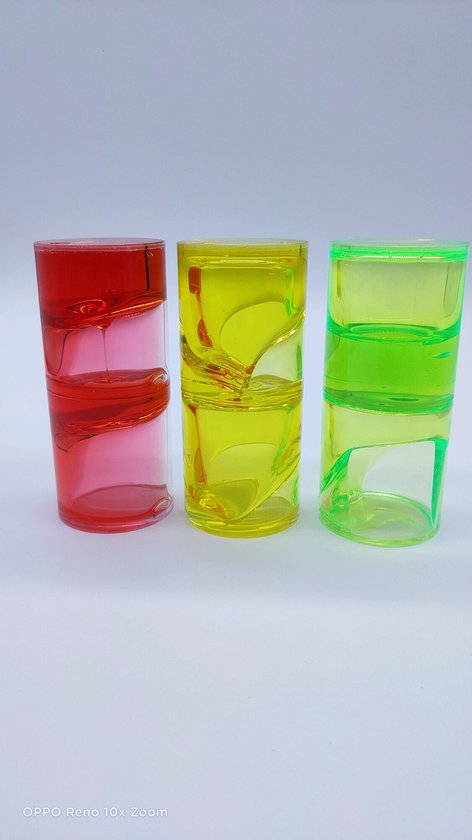 Fidget Ooze Tube Feu de circulation (Set 3)