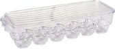 Arte Regal Eierdoos 32,5 X 11,5 X 7,5 Cm Transparant 2-delig