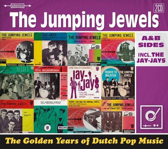 Albumhoes met 'The Jumping Jewels' en 'Jay-Jays'. Titel: 'The Golden Years of Dutch Pop Music'. 2CD.