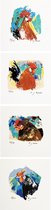 Bax Kunst - Schilderij - Creatief Doosje Hans Buenk - Multicolor - 12.5 X 11.5 Cm