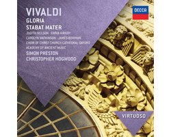 Judith Nelson, Emma Kirkby, Carolyn Watkinson, The Academy Of Ancient Music, Simon Preston, Christopher Hogwood - Vivaldi: Gloria: Stabat Mater (CD) (Virtuose)