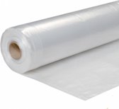 Feuille de construction | Feuille d'emballage | Film de protection | Transparent | 6 x 50 mètres.| LDPE 50 microns