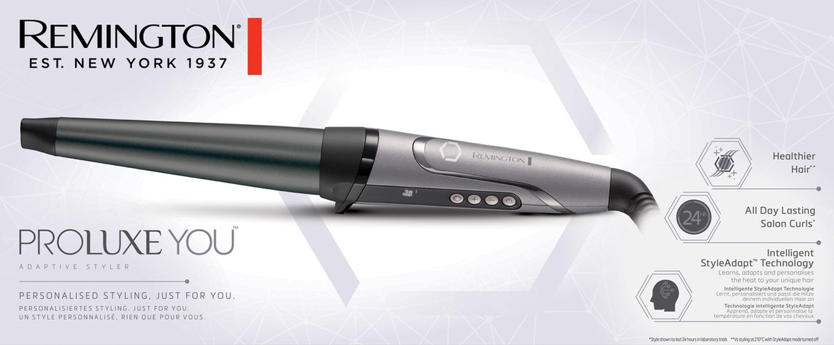 Remington PROluxe You CI98X8 Krultang met Adaptieve Styling - afbeelding 3