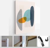 Set of creative minimalist hand painted illustrations for wall decoration, postcard or brochure cover design - Modern Art Canvas - Vertical - 1719424231 - 115*75 Vertical