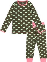 Claesen's pyjama meisje - Glow Hearts - maat 128-134