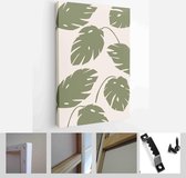 Abstract still life in pastel colors. Collection of contemporary art - Modern Art Canvas - Vertical - 1636211467 - 80*60 Vertical