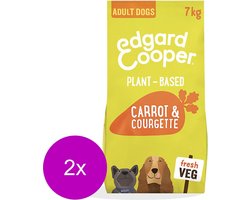 Edgard & Cooper Plantbased Adult Wortel&Courgette - Hondenvoer - 2 x 7 kg