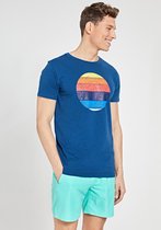 Shiwi Tee men sunset shades - poseidon blue - L