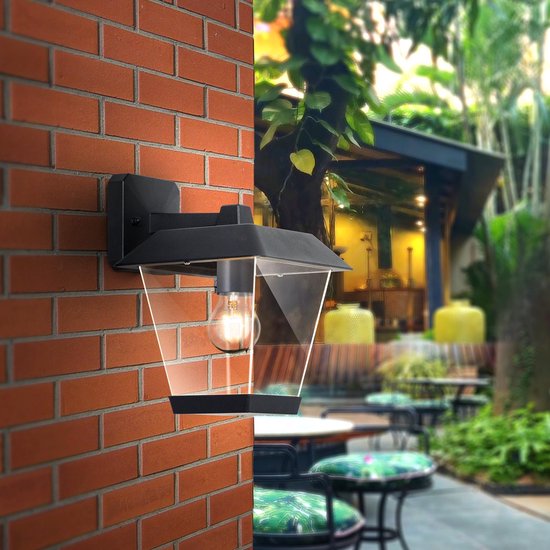 Applique LED - 1x E27 - Style moderne - étanche IP44 - Excl. Source de lumière