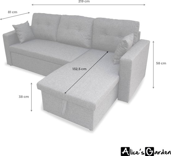 sweeek - Slaapbank ida, 219x81x68cm