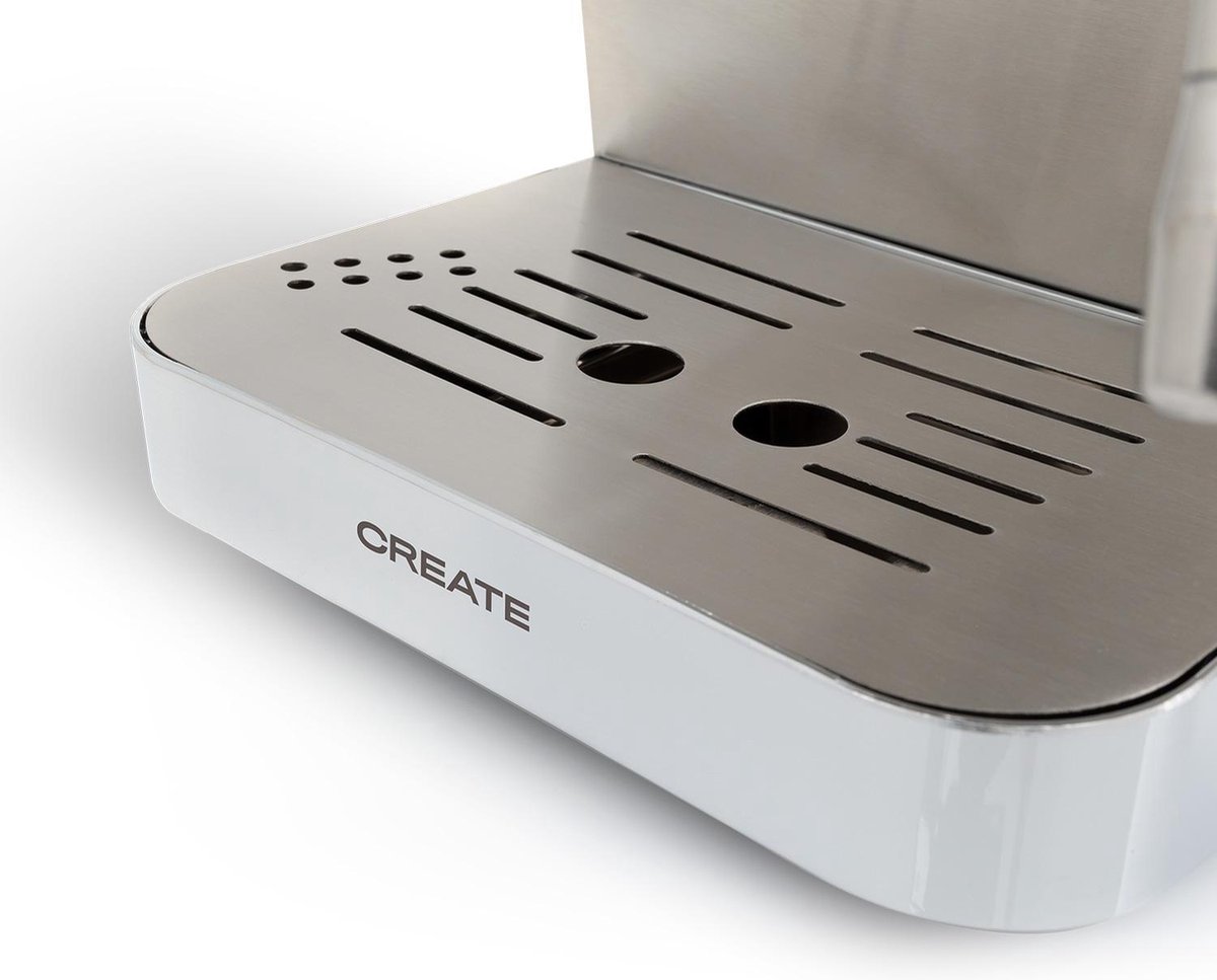 CREATE Espressomachine Zilver - afbeelding 3