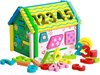 Afbeelding van het spelletje ZaCia Activiteiten Hus met Leerklok - Educatief Speelgoed - Houten Blokjes - Hamerspel - Kubus Baby - Vormenstoof - Motoriek - Ontwikkeling Peuter