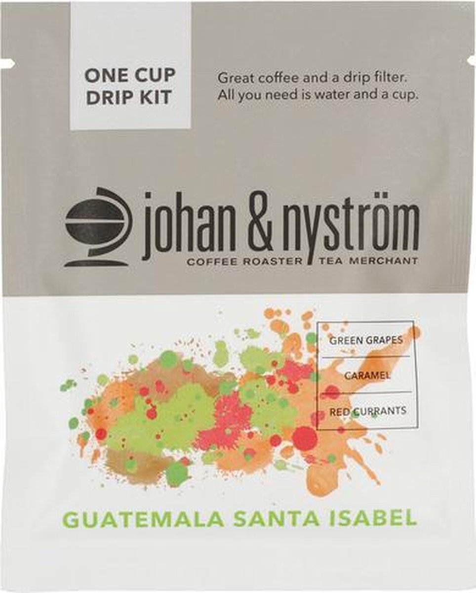 Johan & Nyström - Guatemala Santa Isabel Drip Kit - 8 zakjes instant specialty koffie