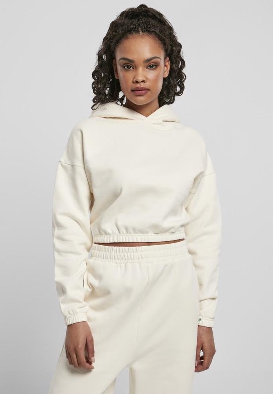 Urban Classics - Short Oversized Sweat Crop Hoodie - XS - Creme